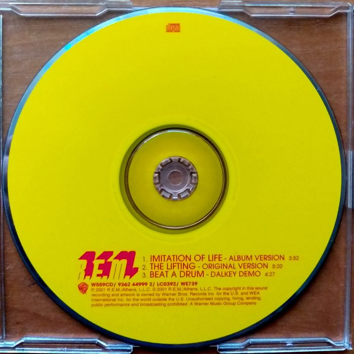 CDs R.E.M. Imitation of Life 2001r