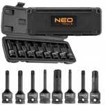 NEO ZESTAW 8 NASADEK UDAROWYCH TRZPIENIOWYCH TORX