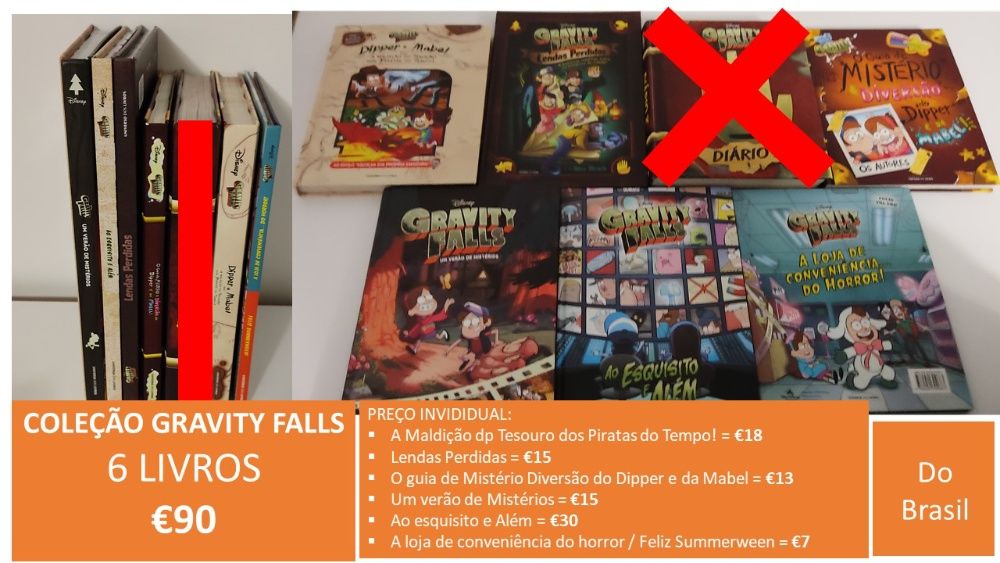 Livros Gravity Falls