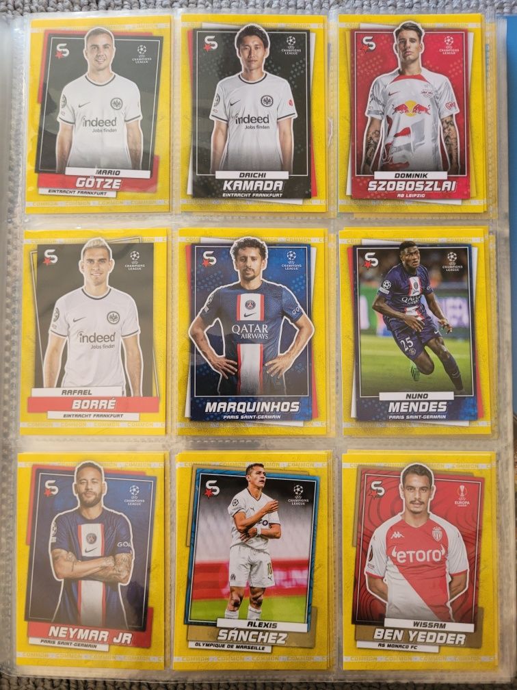 Cartas Superstars Topps