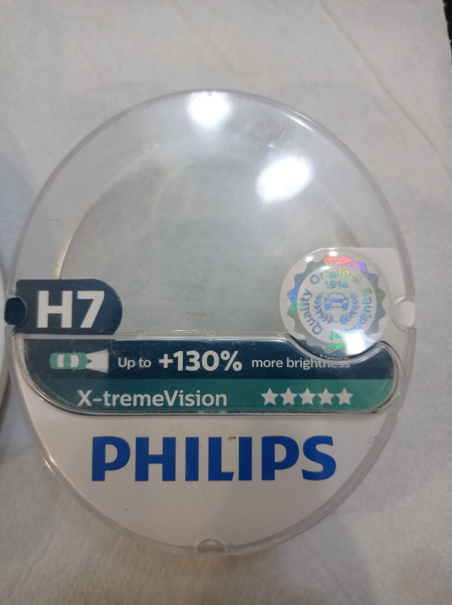 Галогенні лампи Philips X-tremeVision +130% H7  55W  12V
