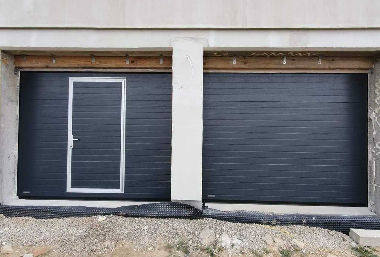 Brama garażowa segmentowa ocieplana Antracyt 3000x2500