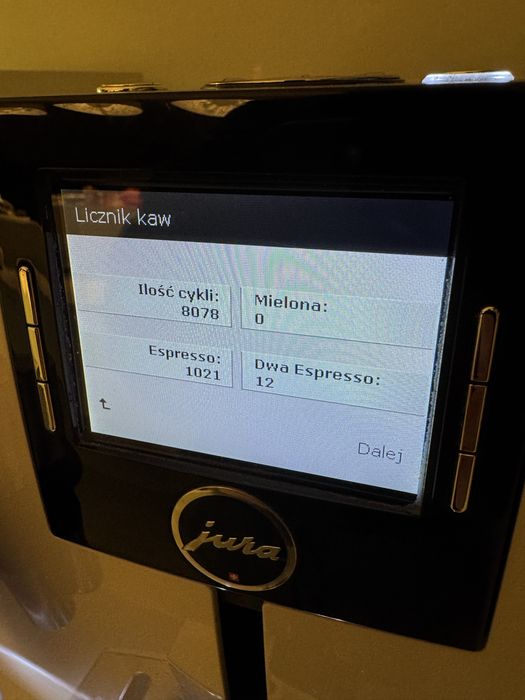 Ekspres JURA J85 Impressa PianoWhite automatyczny ciśnieniowy (J8, J9)