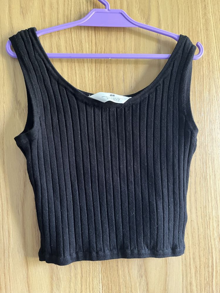 Krótka bluzeczka na ramiączkach , H&M, rozmiar 146/152