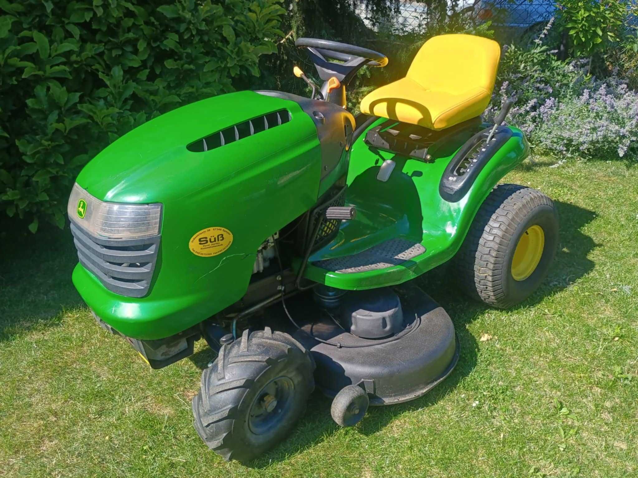 John Deere L 105 hydro Briggs 14,5 KM wyrzut boczny traktorek kosiarka