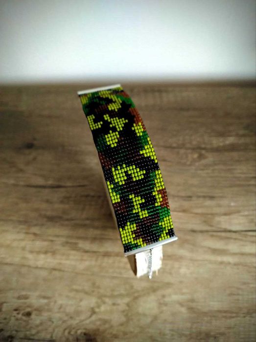 Bransoletka ręcznie robiona z czeskich koralików