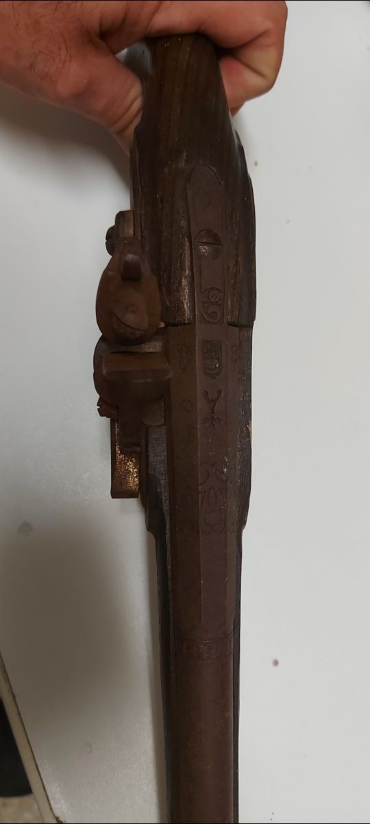 Pistola antiga brander e Potts 1796