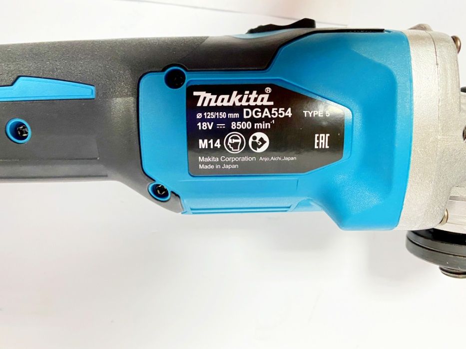 Болгарка аккумуляторная бесщёточная Makita 554 18V 6 A/h Гарантия год