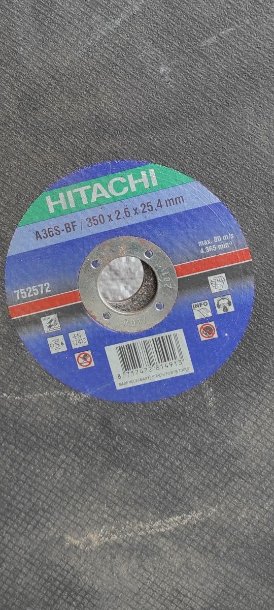 2 шт Диск отрезной Hitachi A36S-BF/350x2.625.4

A36S-BF/350x2.625.4 mm