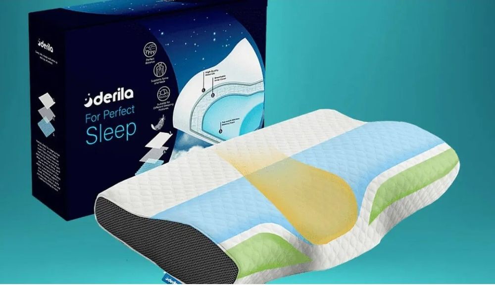 Poduszka ortopedyczna Derila for perfect sleep pianka memory