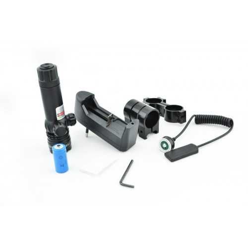 Лазерный прицел G20 под планку (зеленый луч) указка с выносной кнопкой