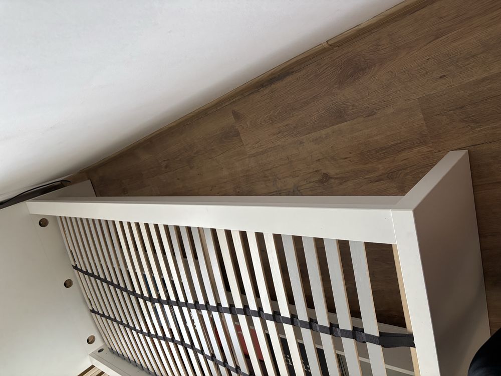 Ikea łóżko MALM + dno łóżka + MALM 2xpojemnik