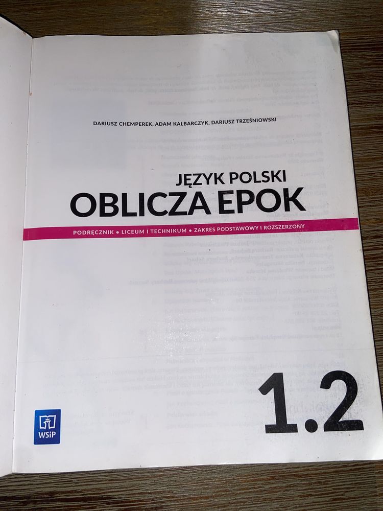 Język polski Oblicza epok 1.1 i 1.2 WSiP