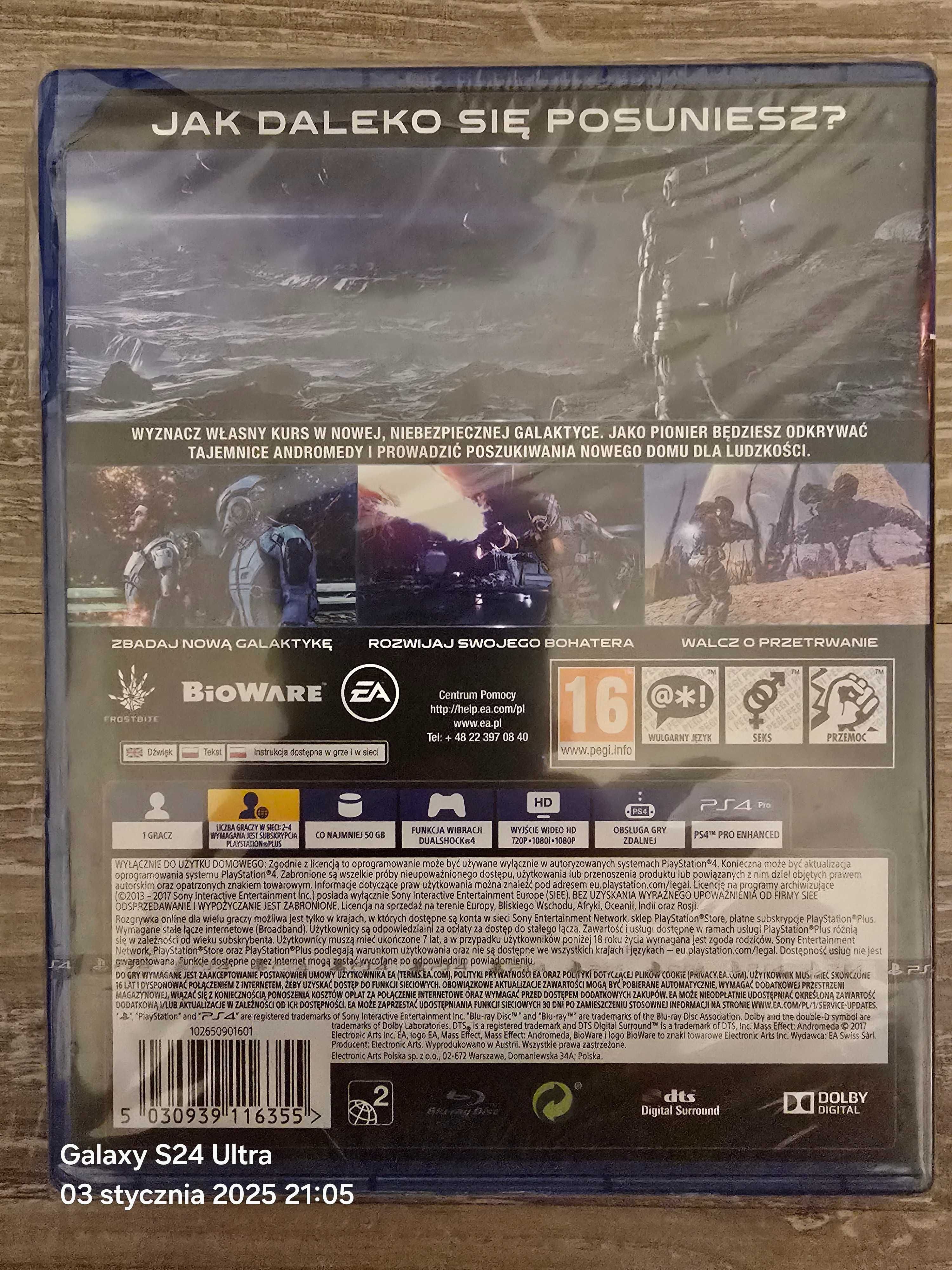 Gra Mass Effect Andromeda PS4/PS5