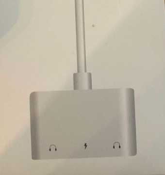Przejściówka, hub Lightnig do 2x Aux i Lightning