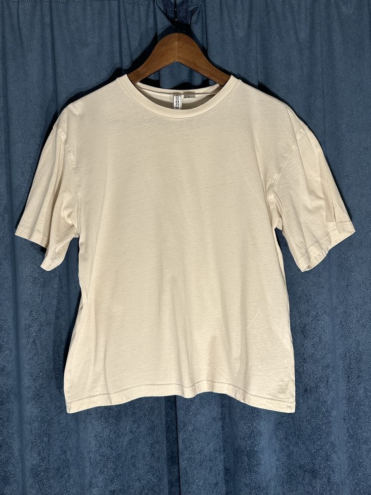 T-shirt H&M beżowy