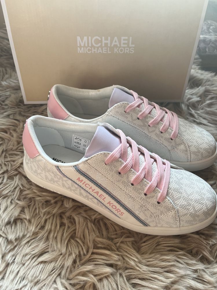 Michael Kors Sneakersy tenisówki trampki logowane monogram mk r 37
