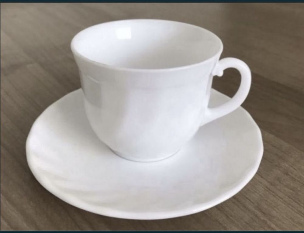Чайные чашки с чашками, LUMINARC. Франция
