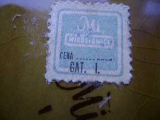 Starocie z PRL - Popielniczka ceramiczna Mirostowice Projekt Autorski