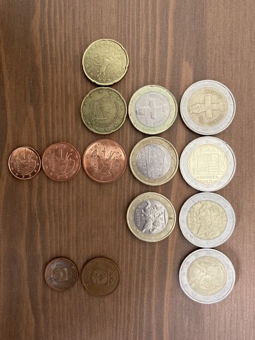 Moedas Euro Correntes