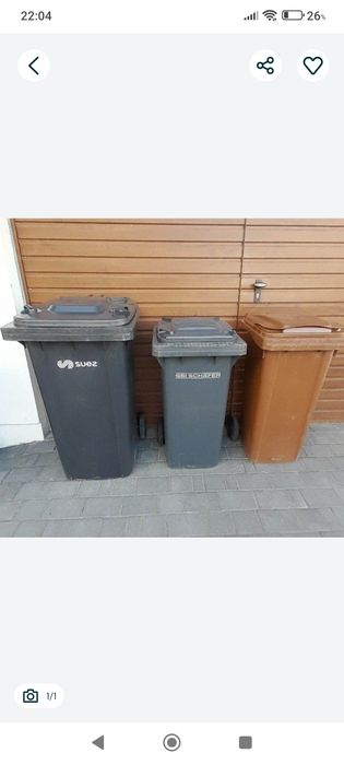 Kosze na śmieci  120L 240L