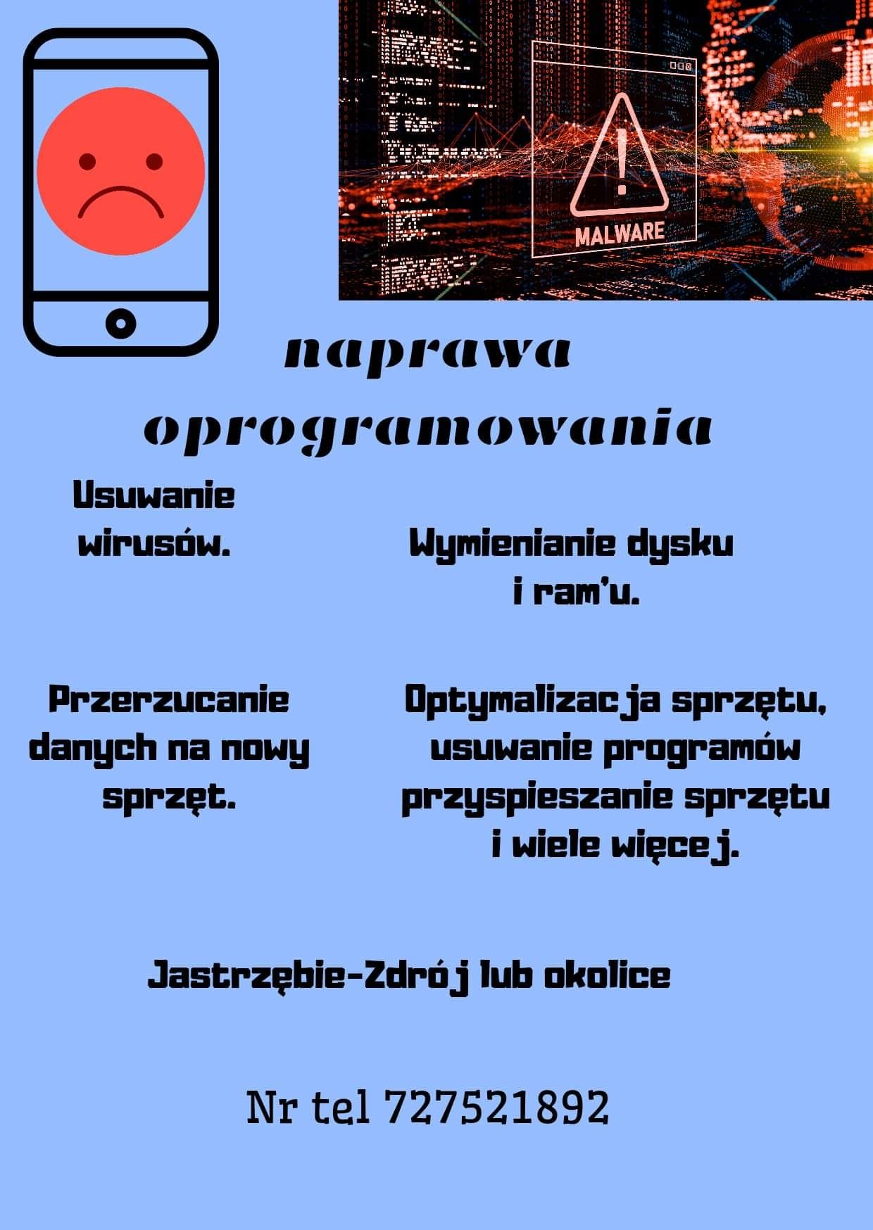 Usługi informatyczne – naprawa oprogramowania w telefonie i komputerze