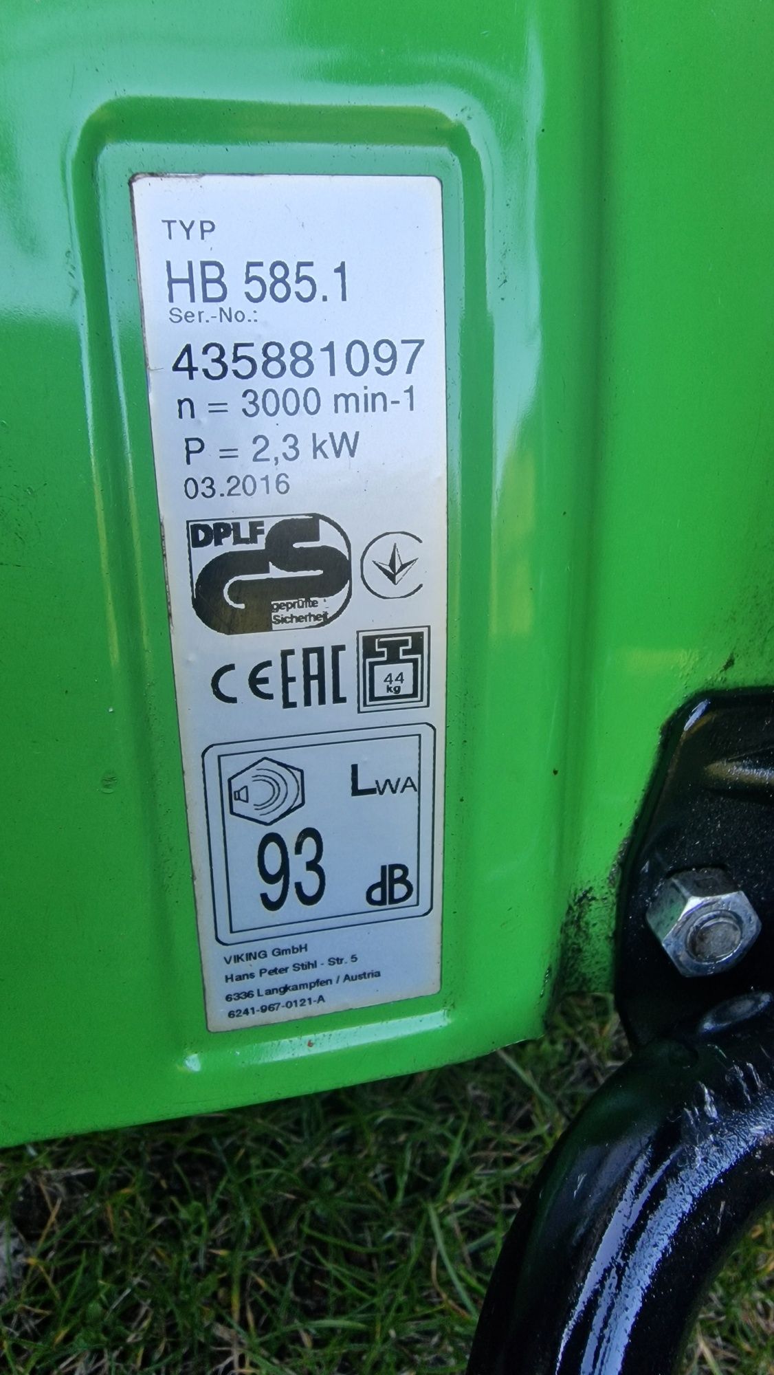 Glebogryzarka Viking HB 585.1
