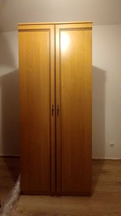 Szafę dwudrzwiową z delikatnymi dekorami
