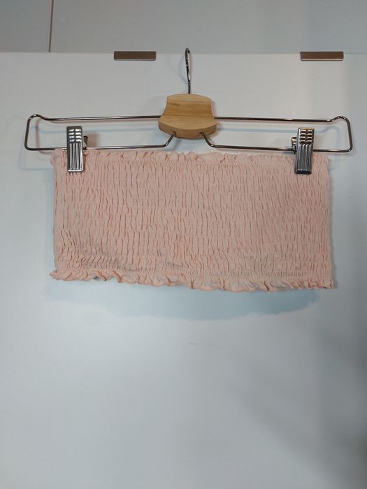 Różowy top Censored 36/S kostium kąpielowy góra bikini przepaska