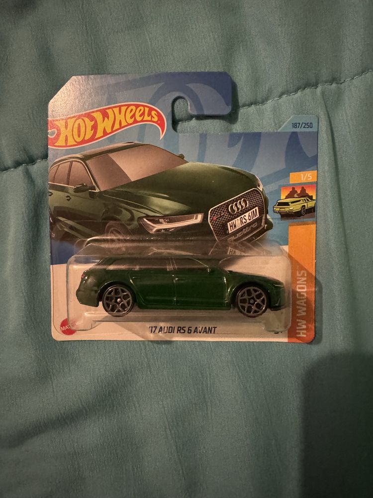 hot wheels 17 audi rs6 avant verde