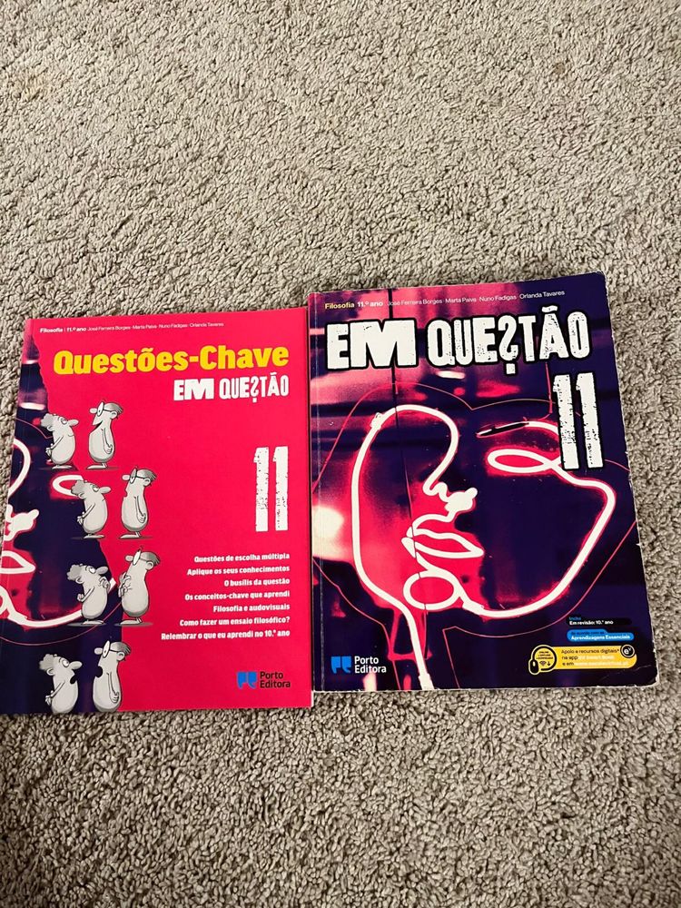 Livro Manual Filosofia “em questão”  11 Ano