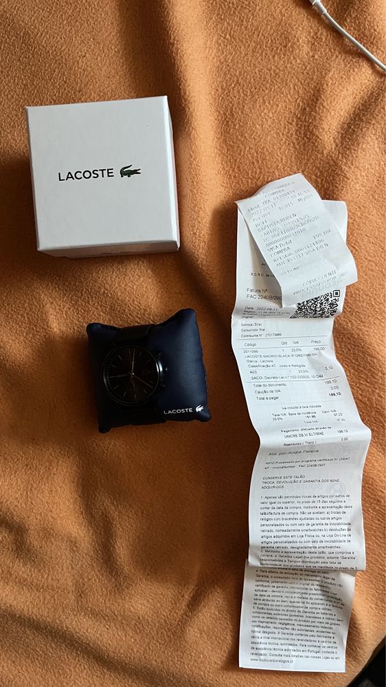 Relógio Lacoste novo!