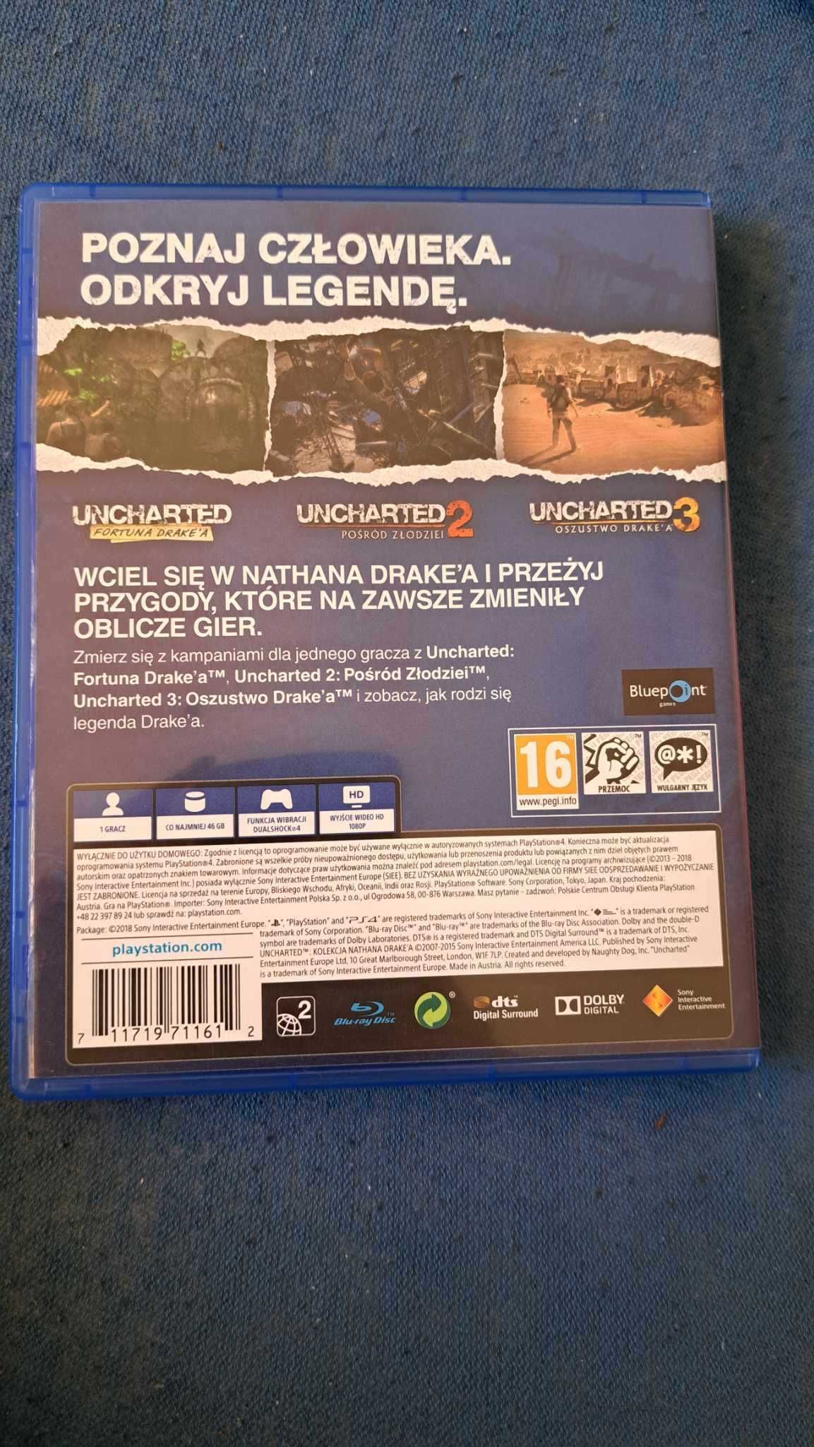 Uncharted: Kolekcja Nathana Drake'a (Gra PS4)