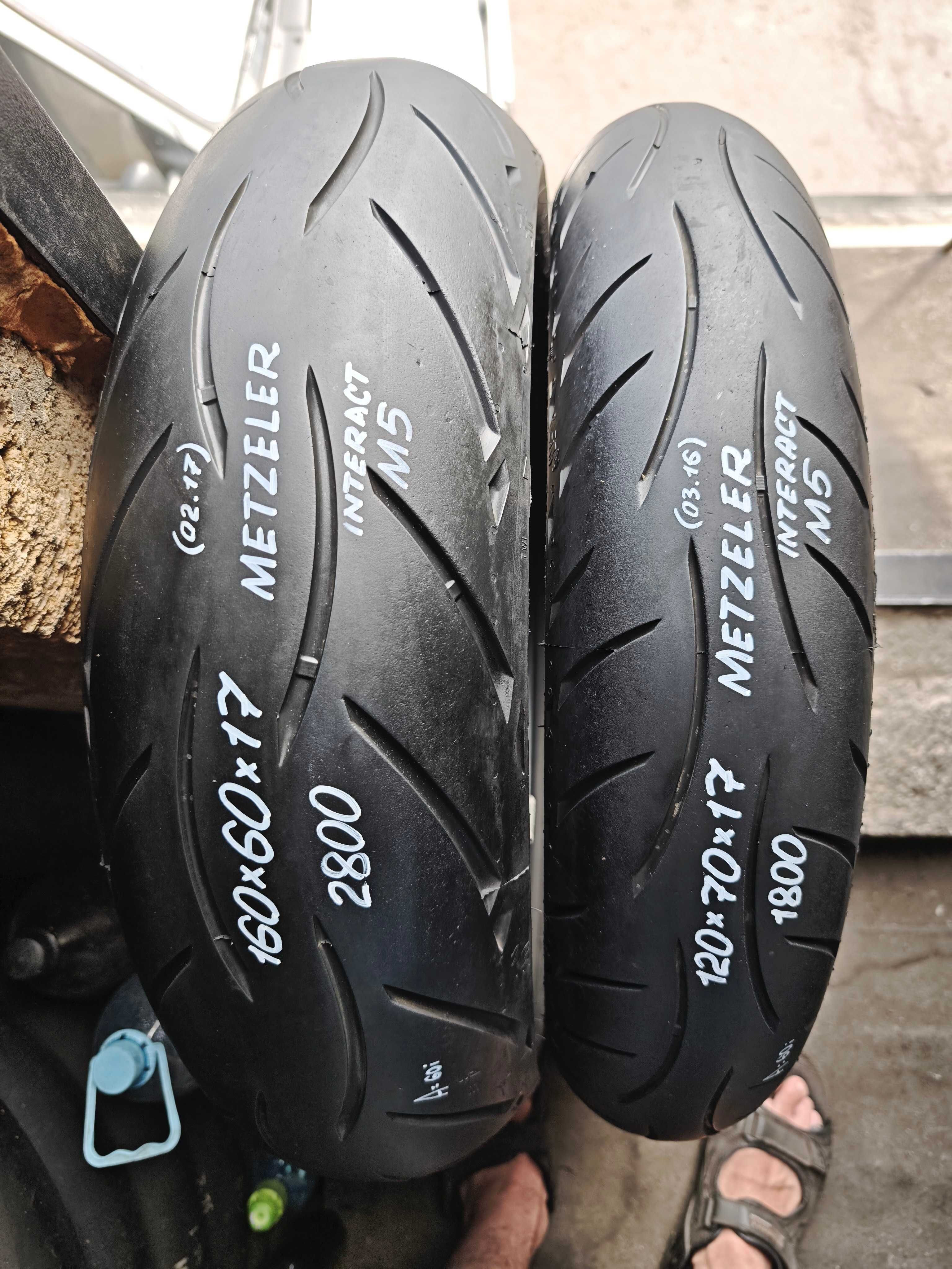 Мотошини комплект 120/70 + 160/ 60 R17
