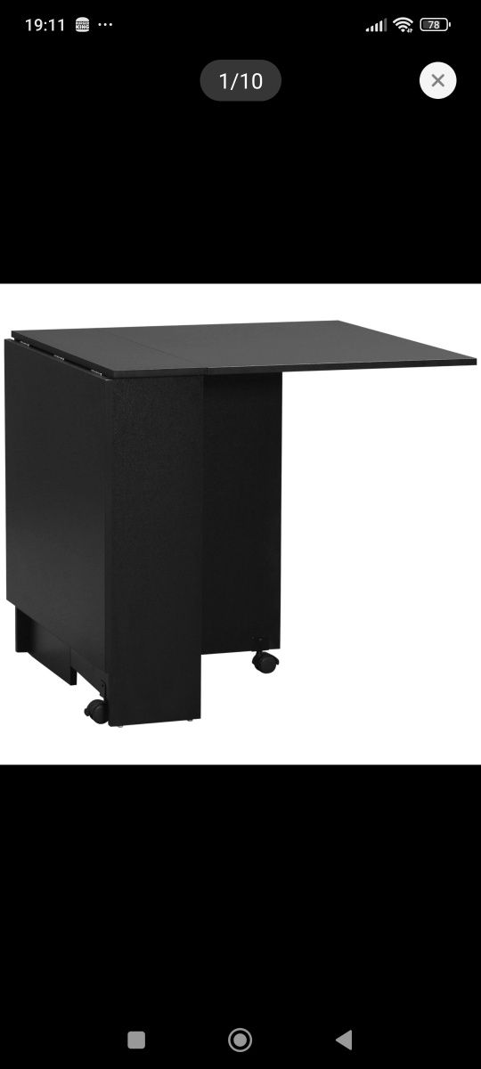 Mesa nova preta dobravel