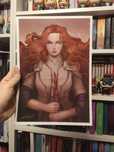A4 print poppy from blood and ash fbaa Armentrout Jo painter signed ar