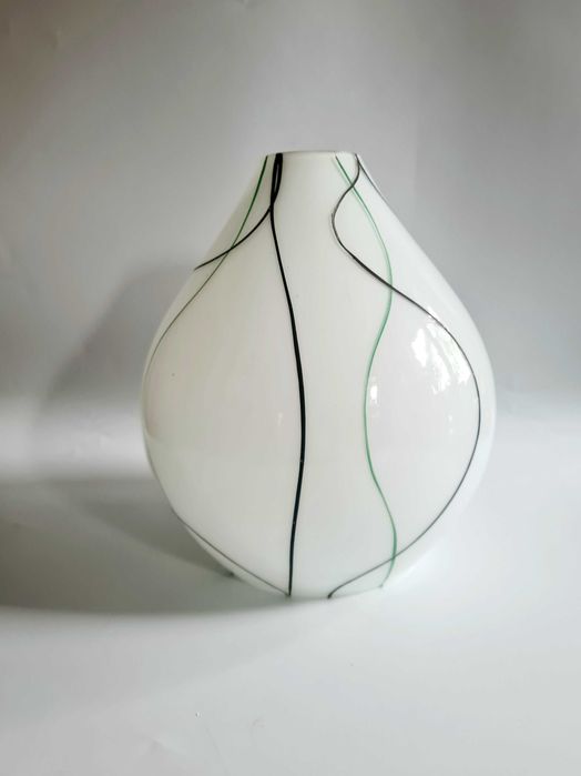 Klosz do lampy new look lata 50 PRL, malowany