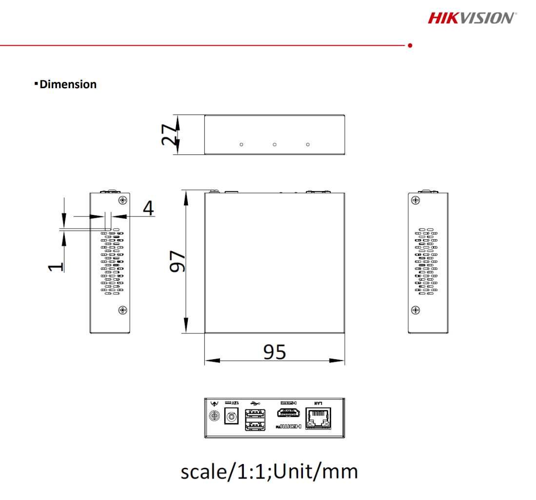 IP відеореєстратор 4/8канал 4МП Hikvision DS-7104NI-Q1 7108NI /4P /8P