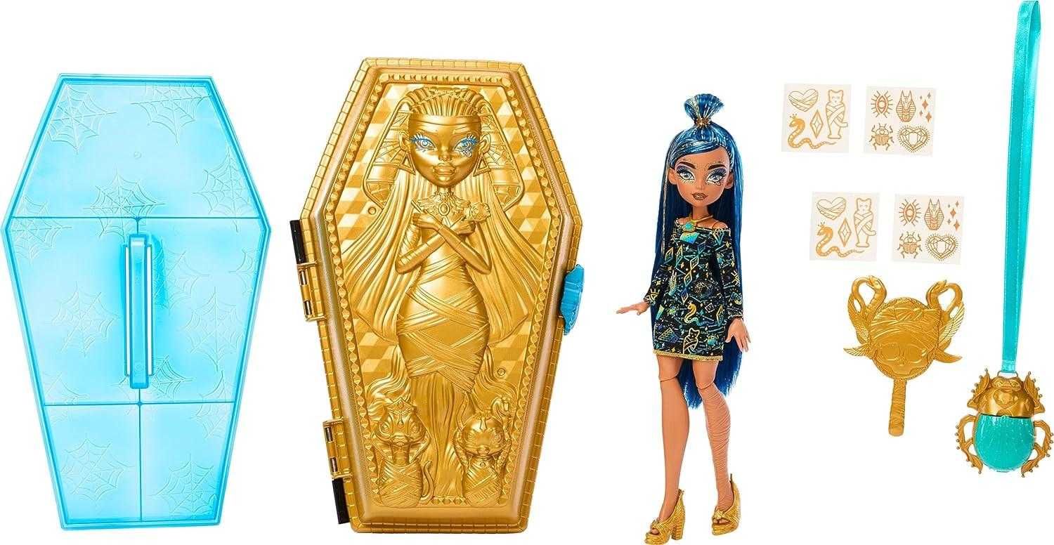 Monster High Cleo De Nile Golden Glam Case лялька монстер хай Клео Ніл