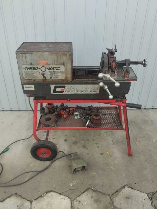 Elektryczna gwinciarka do rur, Collins, gwintownica Thread-O-Matic