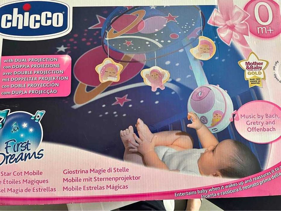 Chicco Móbile First Dreams Estrelas Mágicas Rosa