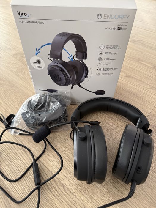NOWE słuchawki z mikrofonem do gier  Endorfy  Viro EY1A002