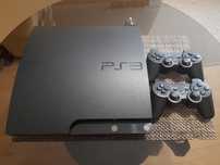 PS3 Slim 320gb +30игр Gta 5, San Andreas/Fifa 19/Mortal/Tekken/Metro