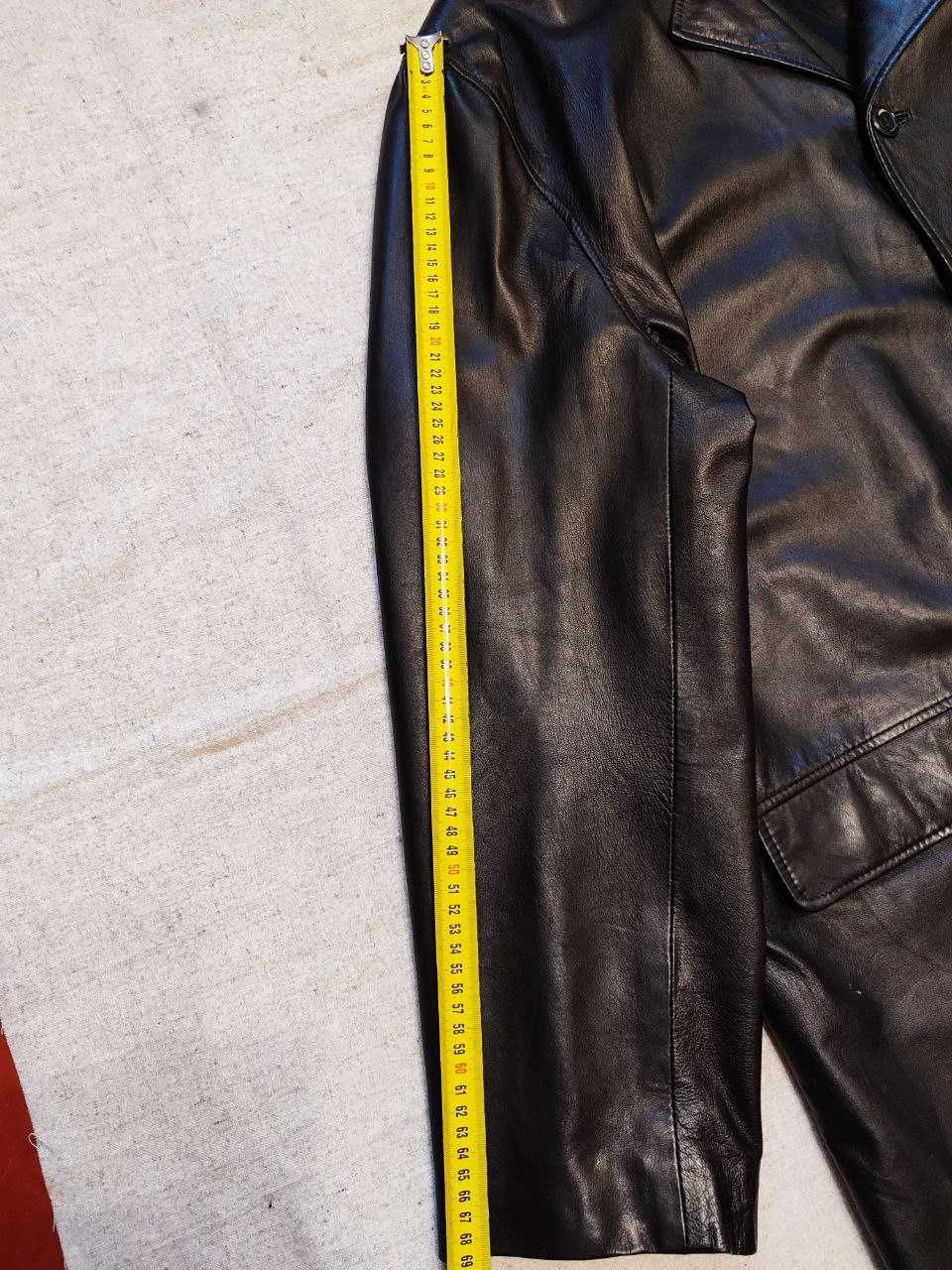 Мужской кожаный плащ Real Leather, 4XL