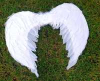 Extra białe skrzydła Anioła pióra