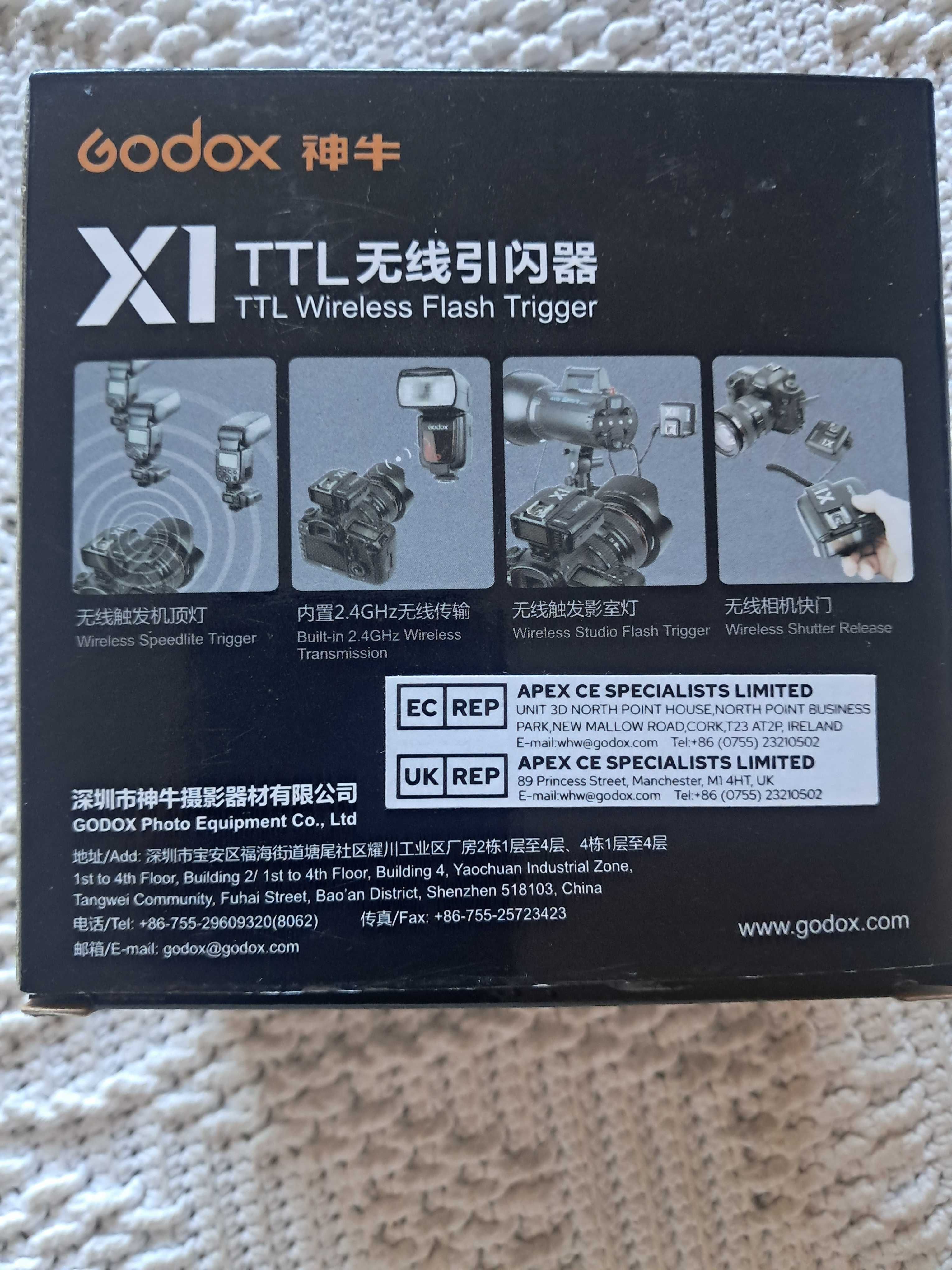 Godox X1T-N TTL Wireless Flash Trigger (NOVOs)