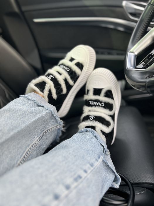 Зимові кеди черевики шанель chanel 38