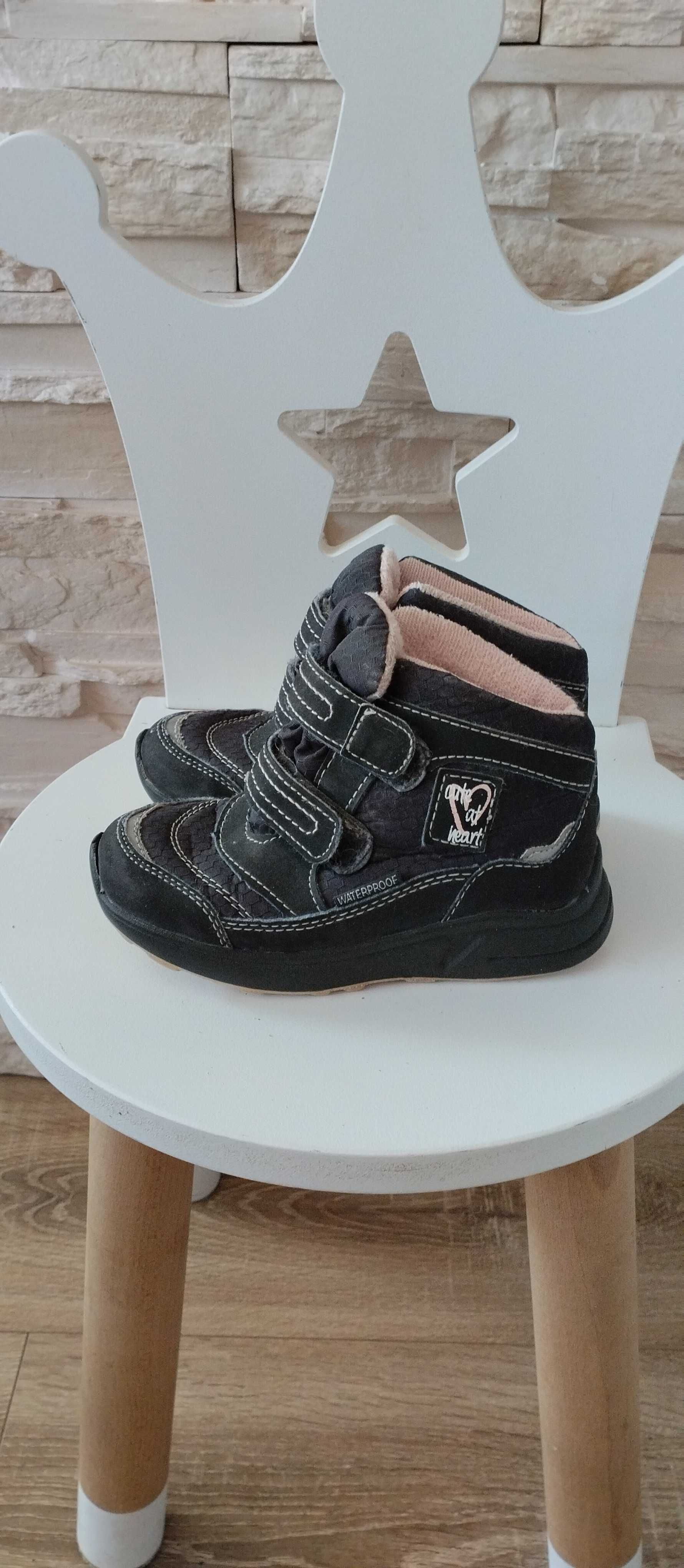 Buty zimowe śniegowce dla dziewczynki ciepłe wodoodporne r.26 Lupilu