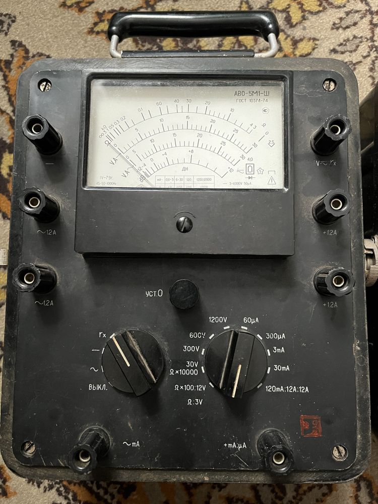 Ампервольтомметр АВ0-5М1-Ш (качество СССР) 1979г в коллекцию АВО-5М1