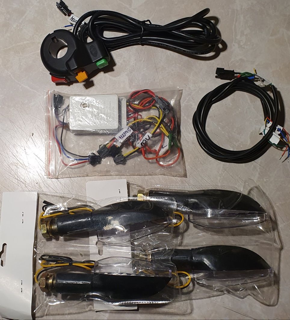 Instalacja elektryczna pod Kierunkowskazy migacze hulajnogi